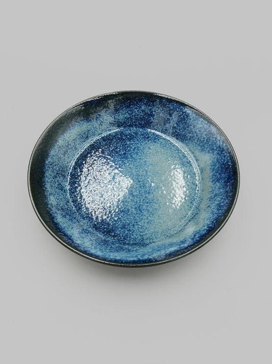 藍窯變釉 日製 8吋湯皿