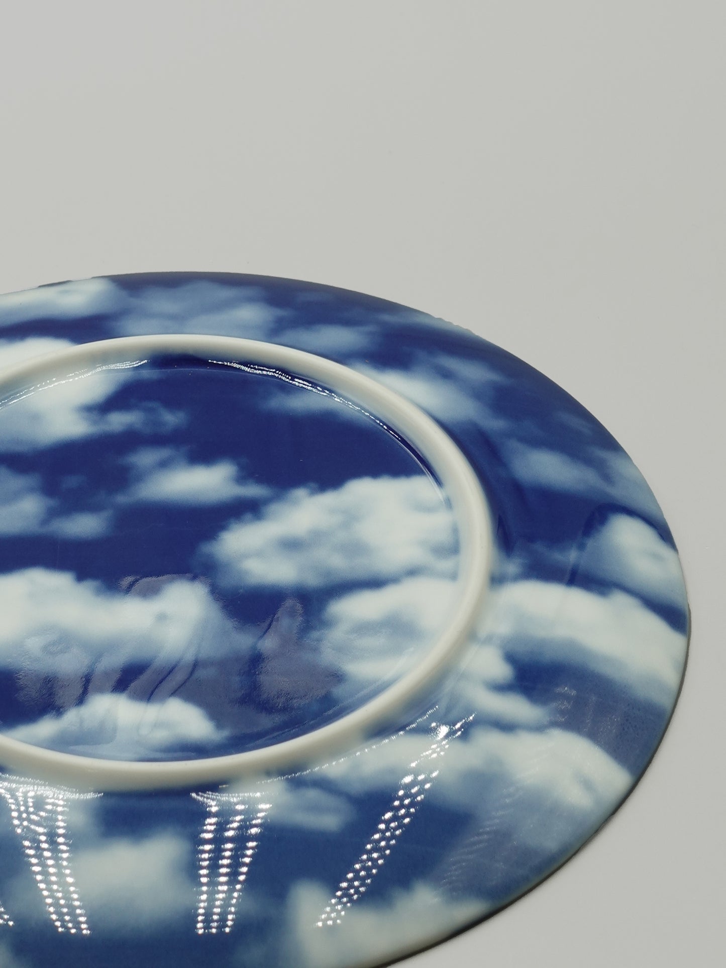 【日本製】藍釉星雲 晴空7吋皿