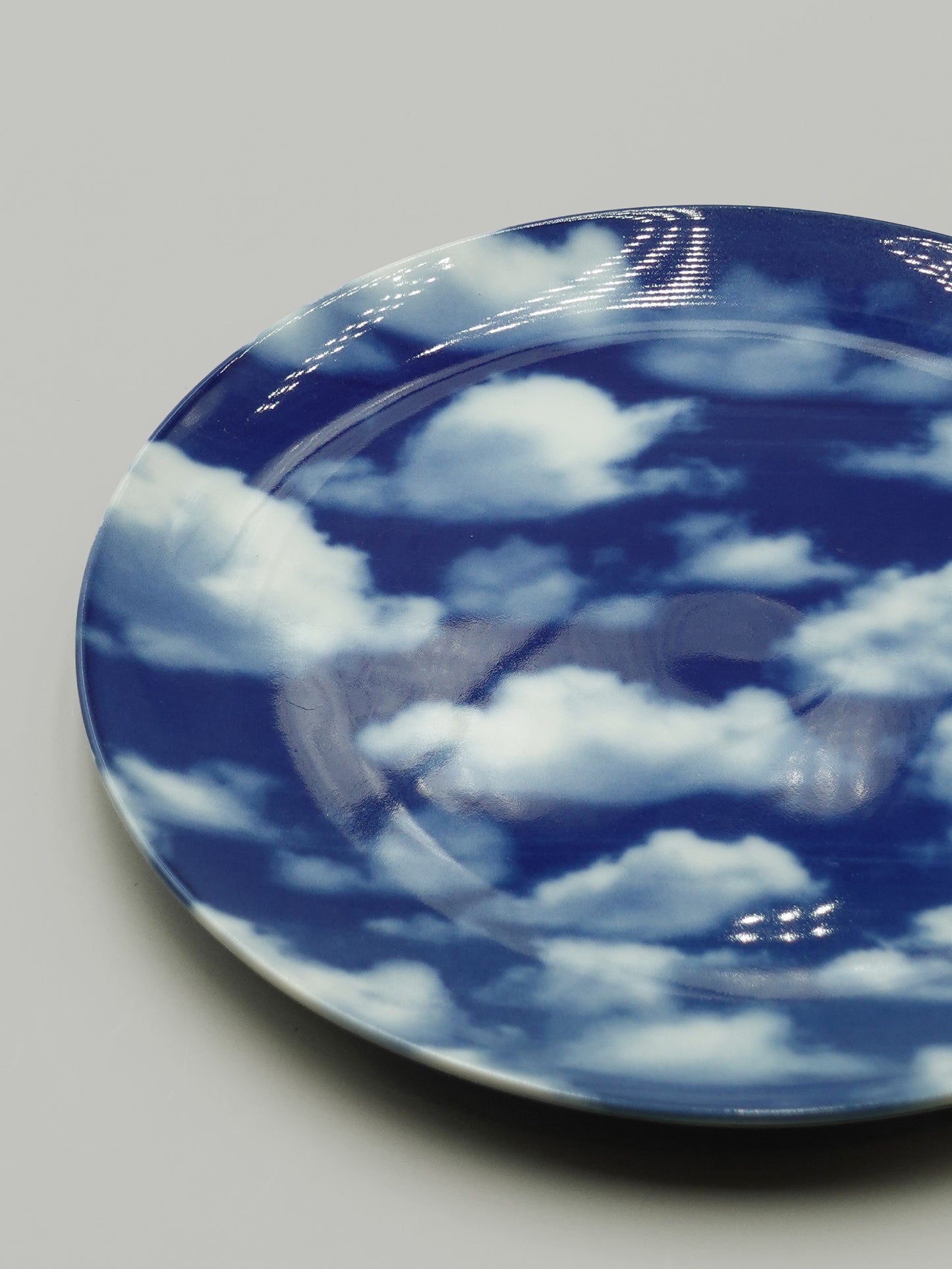 藍釉星雲 日製 晴空7吋皿