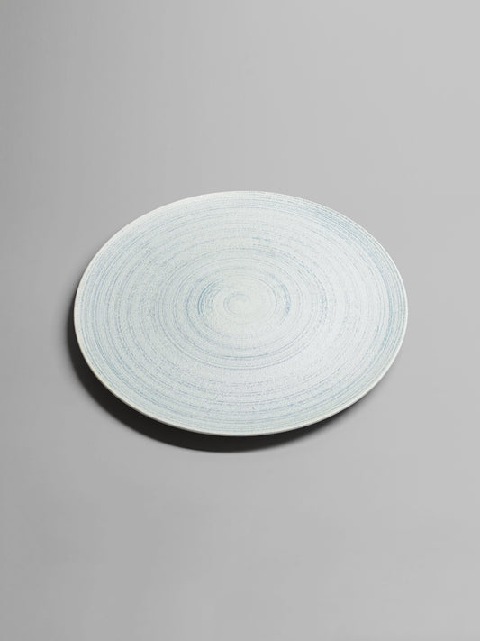 【日本職人】薄泫青釉 手造拉坏11平皿