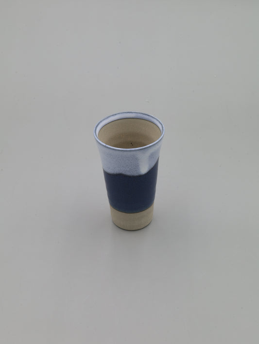 藍流釉 湯吞杯