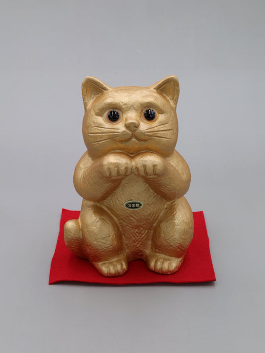 【職人手造】鉑彩 手造 流金釉貓貓
